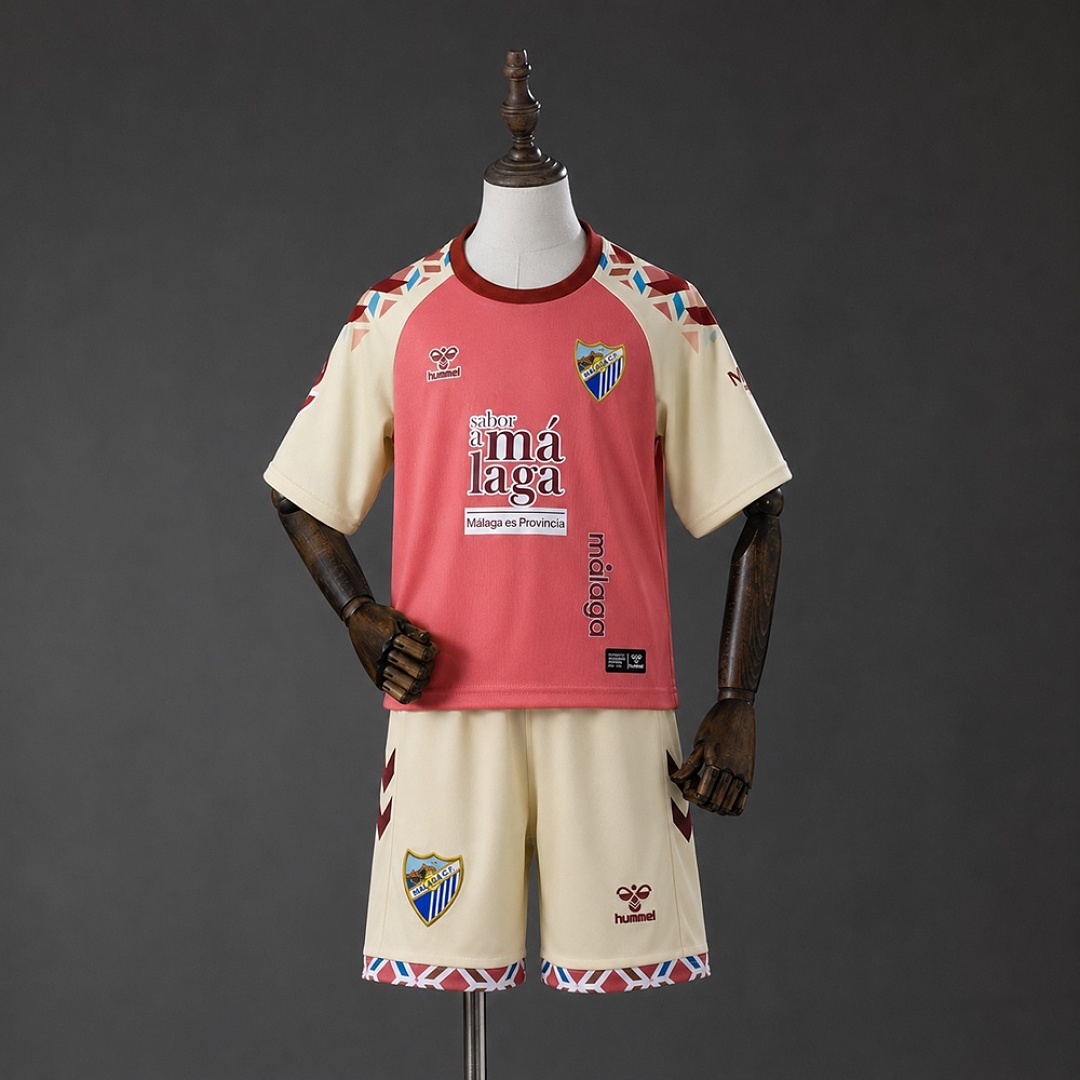 Málaga 26/27 Away Kids Kit Size 16-28 2