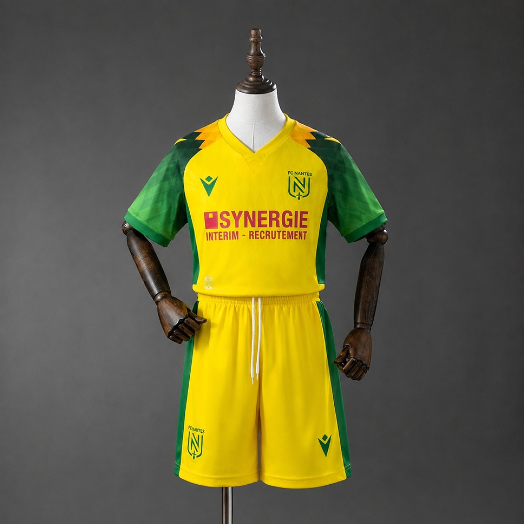 Nantes 26/27 Home Kids Kit Size 16-28 3