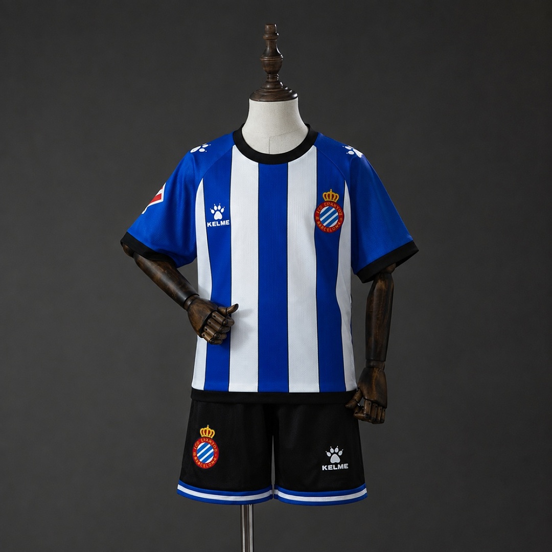 RCD Espanyol 26/27 Home Kids Kit Size 16-28 3