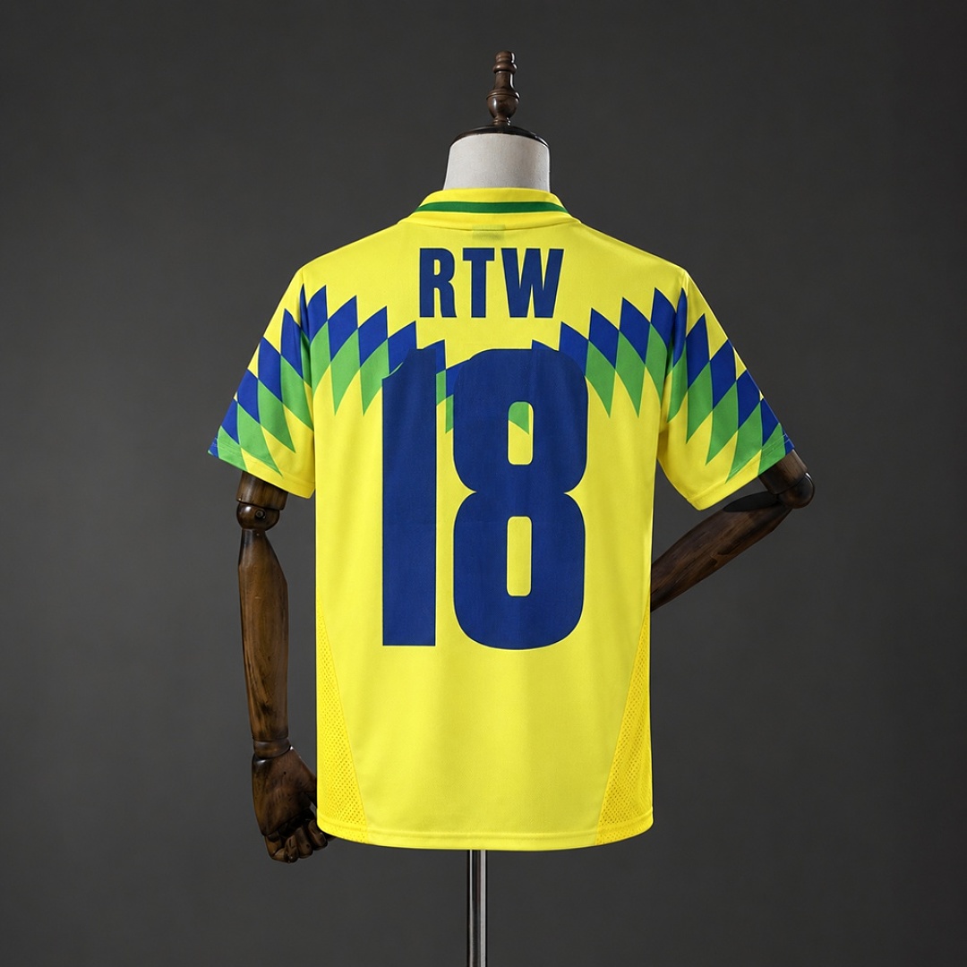Brazil 1995 Home Corteiz Retro Jersey S-XXL 2