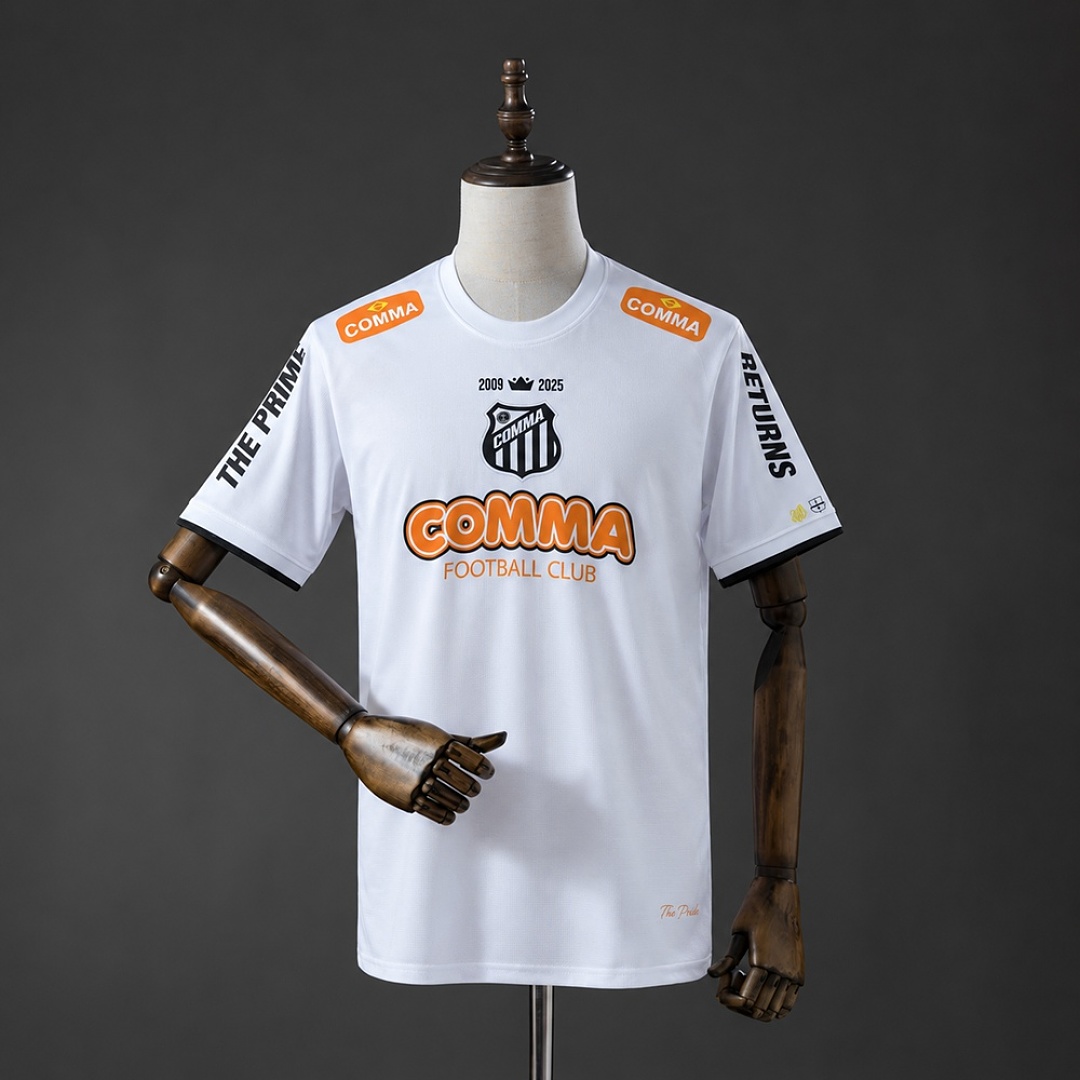 Santos 2008 White special edition Retro Jersey S-XXL 3
