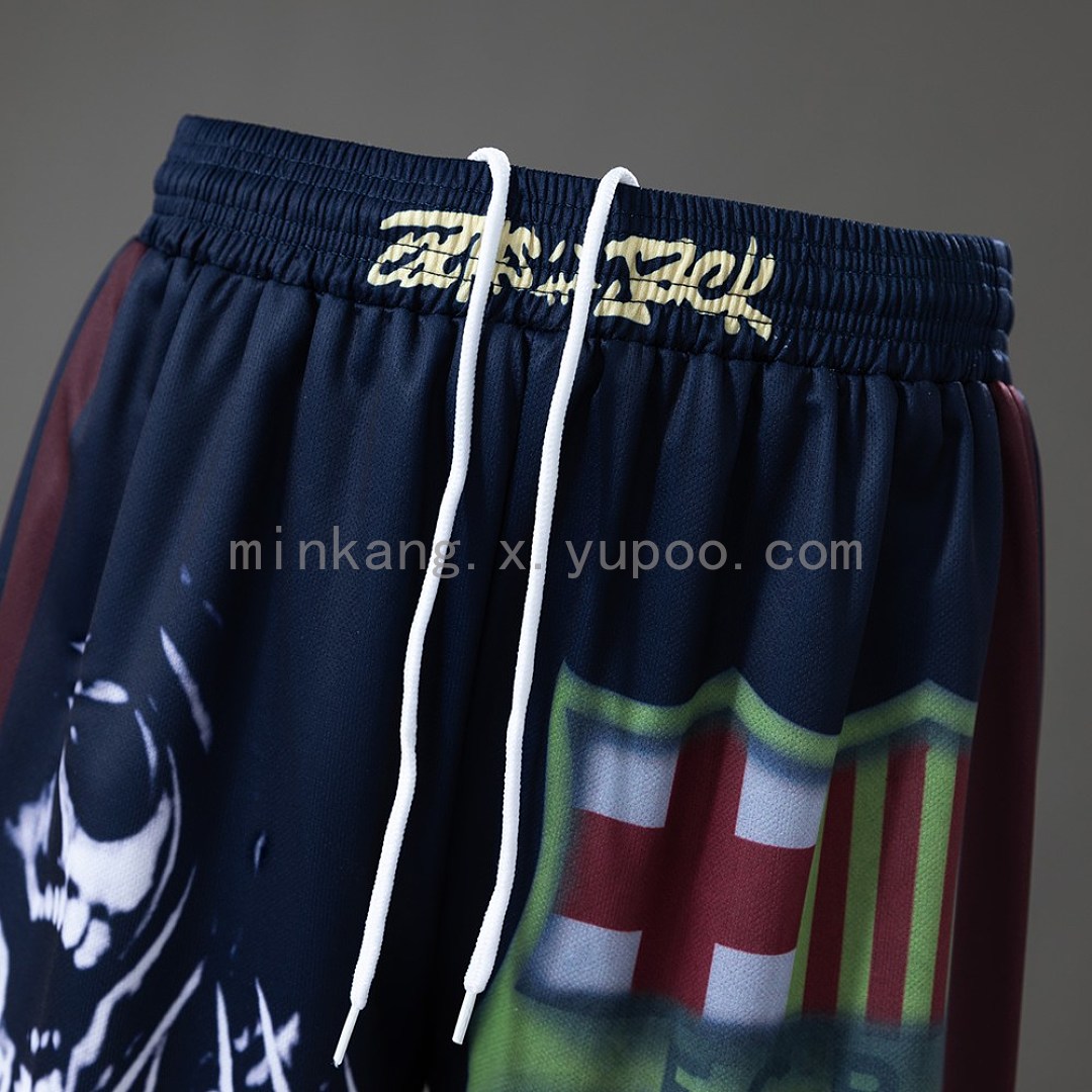 Barcelona 00/01 Home Retro Skeleton Shorts S-XXL 7