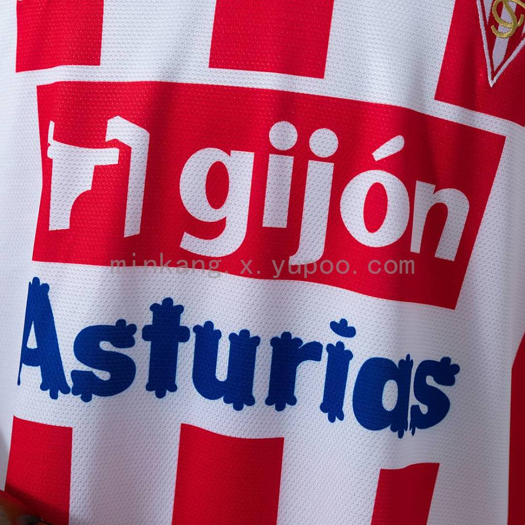 Retro Sporting Gijon 08/09 Home Size S-XXL 6
