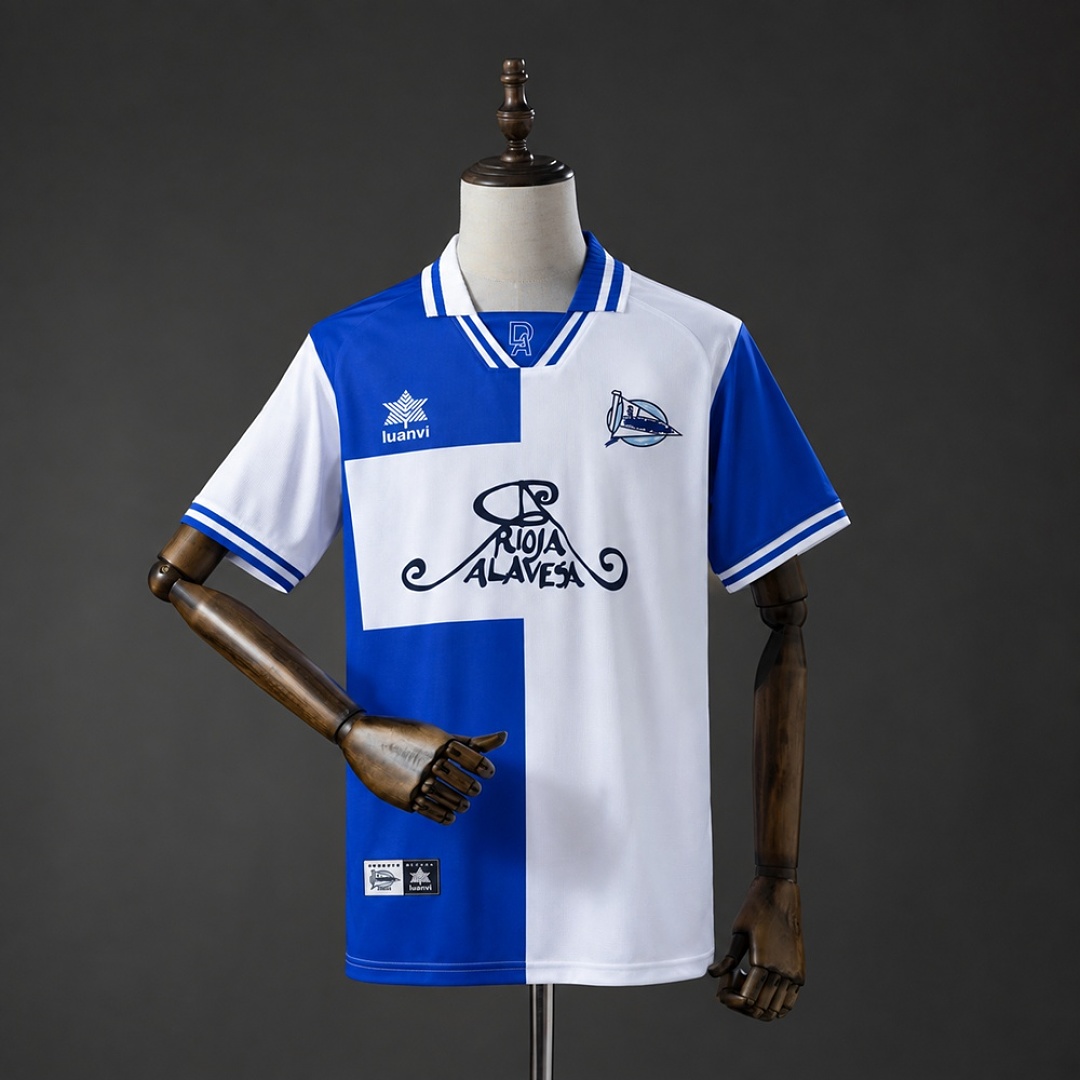 Retro Deportivo Alaves 00/01 Home Jersey S-XXL 3