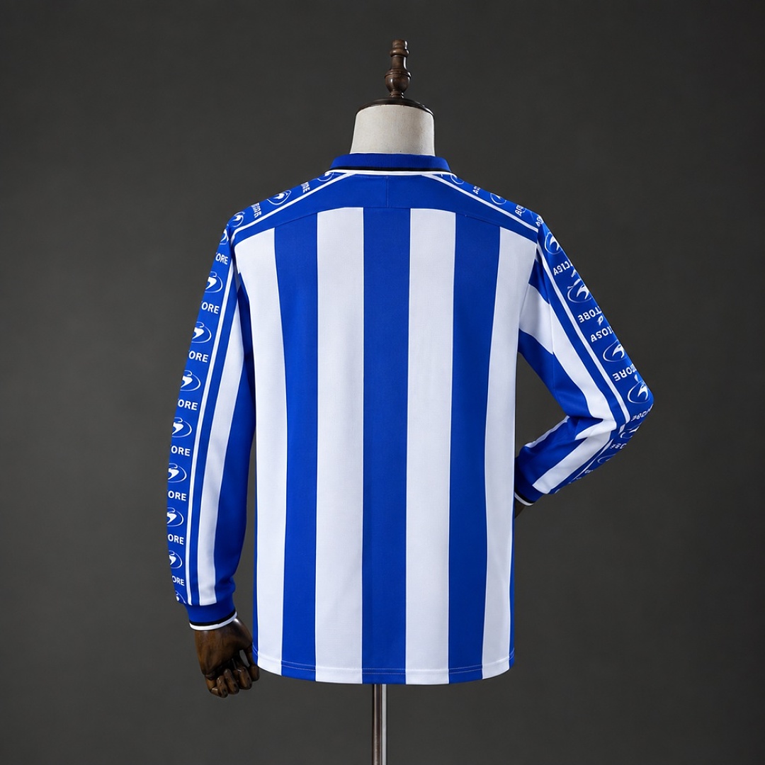 Retro Deportivo Alaves 98/99 Home Long Sleeve Jersey S-XXL 2