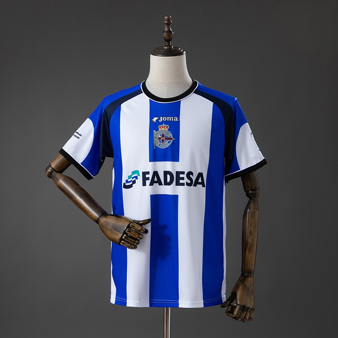 Retro Deportivo de La Coruna 01/02 Home Jersey S-XXL 2