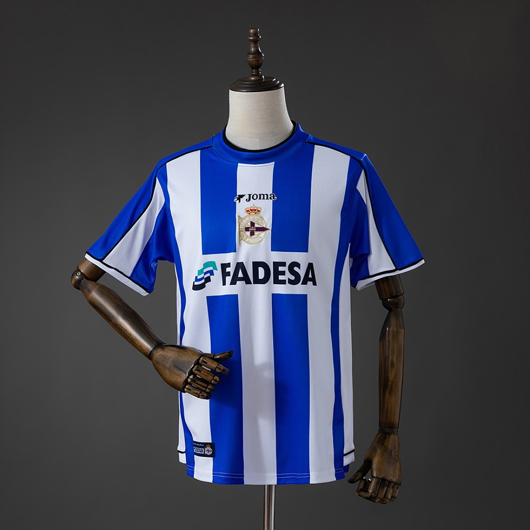 Retro Deportivo de La Coruna 02/03 Home Jersey S-XXL 2