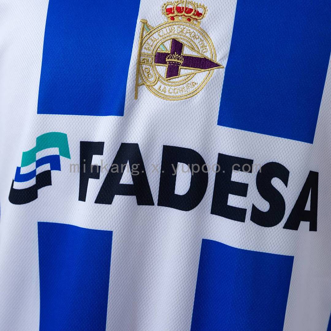 Retro Deportivo de La Coruna 02/03 Home Jersey S-XXL 5