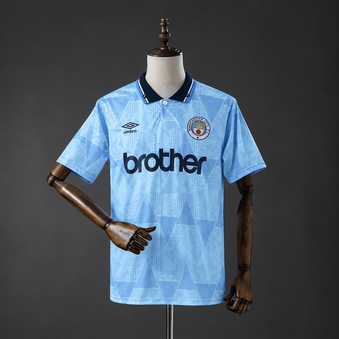 Manchester City 89/91 Home Retro Jersey S-XXL