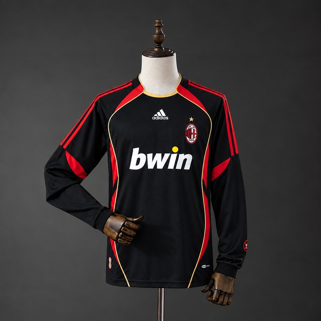 AC Milan 2006 Third Long Sleeves Retro Jersey S-XXL 3