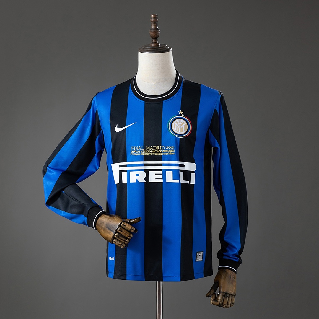 Inter Milan 2010 Home Long Sleeves Retro Jersey S-XXL