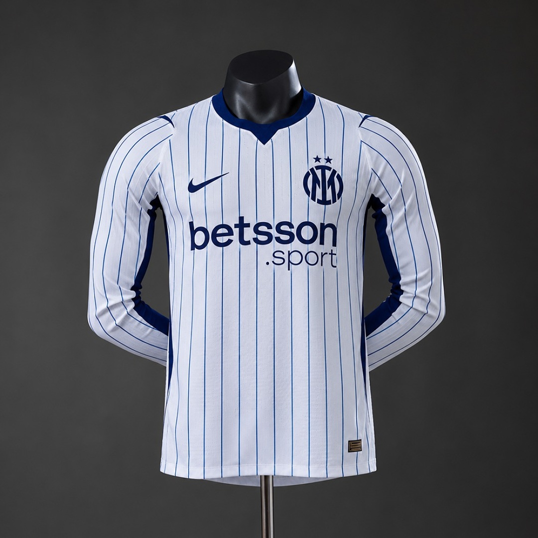Inter Milan 26/27 Away Long Sleeve Jersey Player Version S-XXL