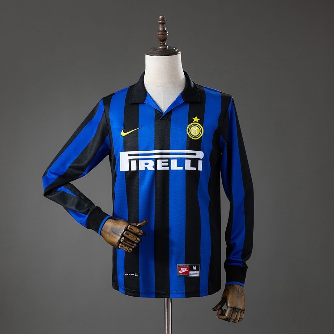 Inter Milan 98/99 Home Long Sleeves Retro Jersey S-XXL