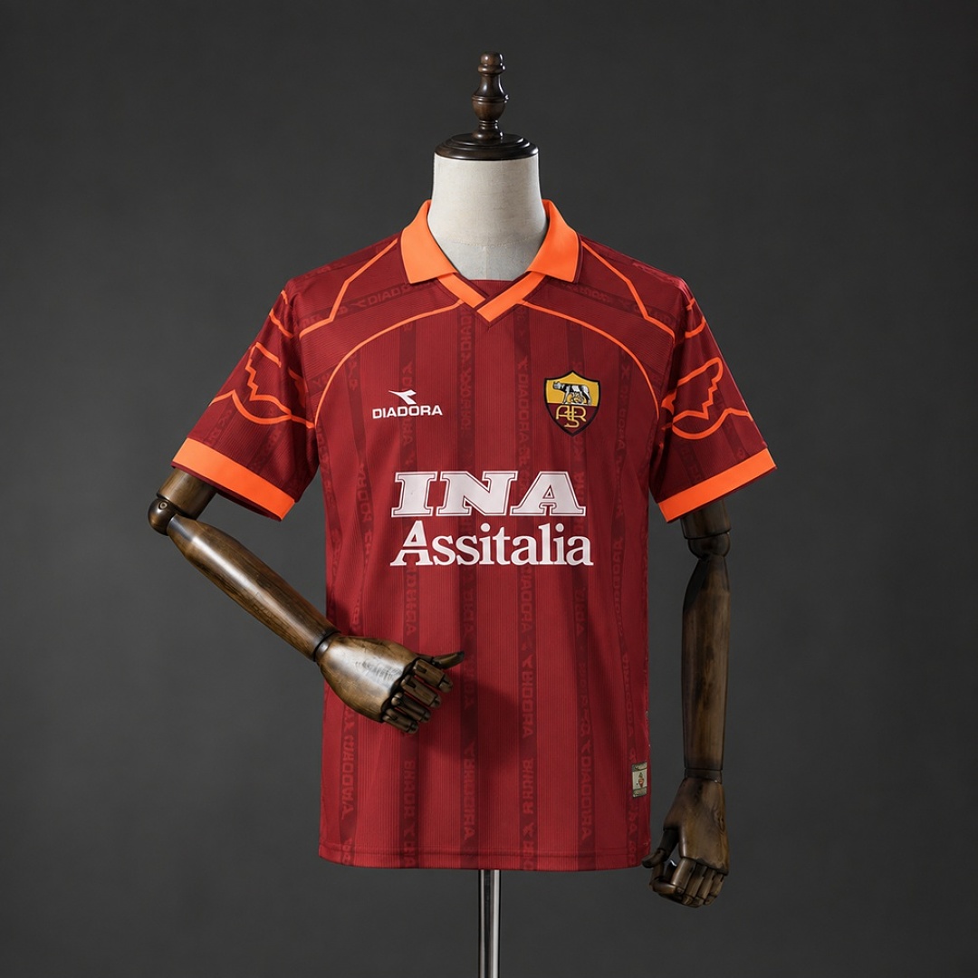Roma 99/00 Home Retro Jersey S-XXL 2