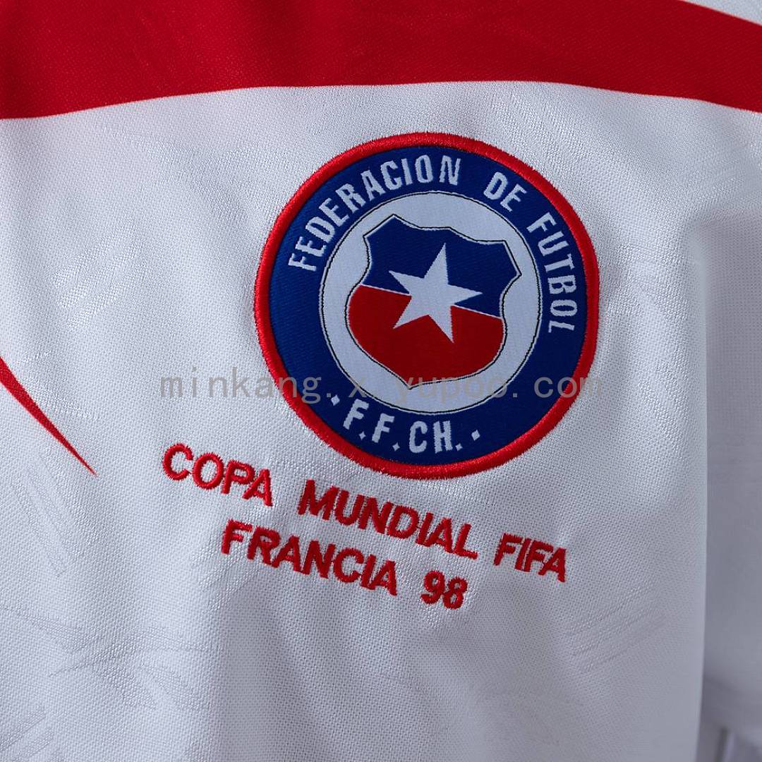 Chile 1998 Away Retro Jersey S-XXL 5