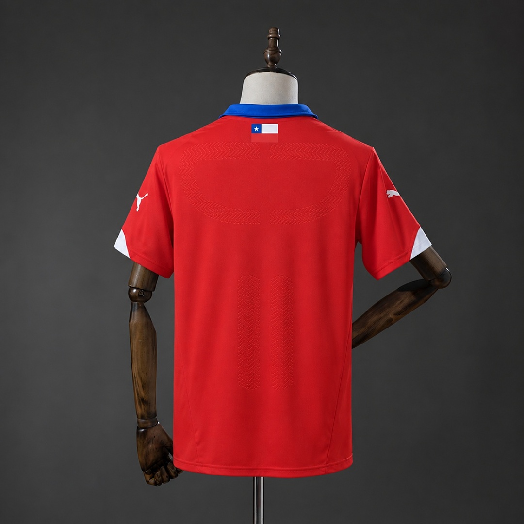 Chile 2014 Home Retro Jersey S-XXL 2