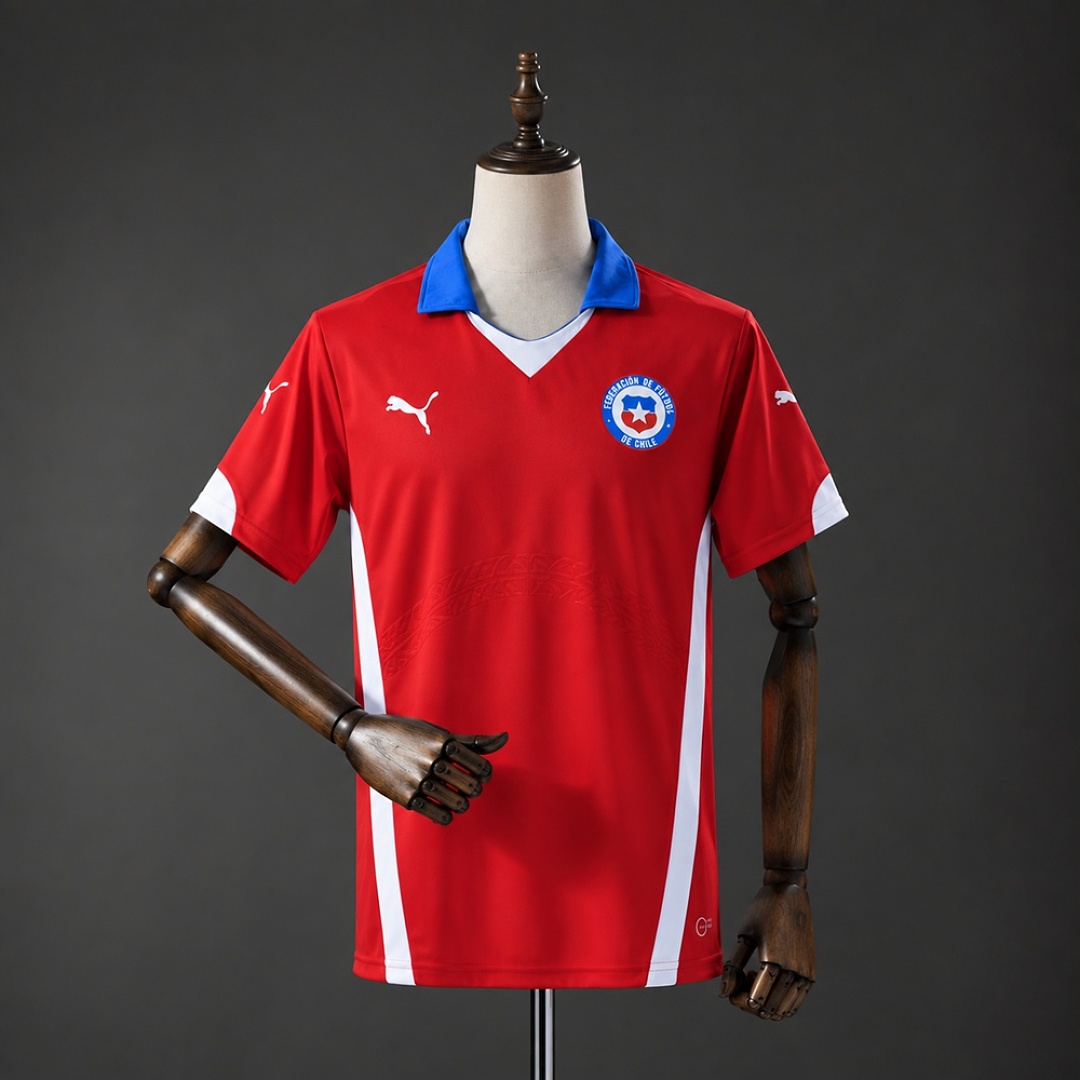 Chile 2014 Home Retro Jersey S-XXL
