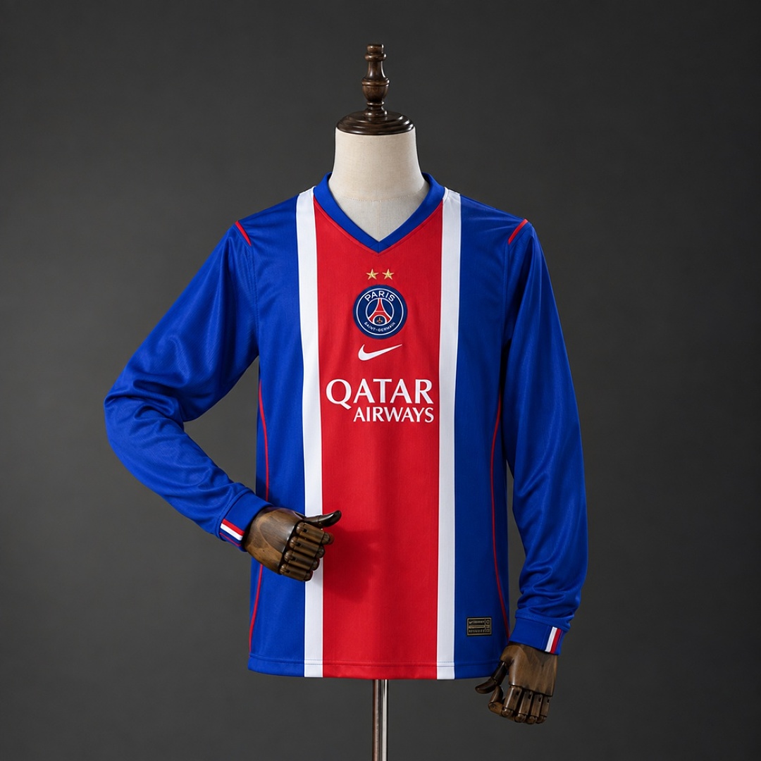 PSG 26/27 Home Long Sleeve Jersey S-4XL