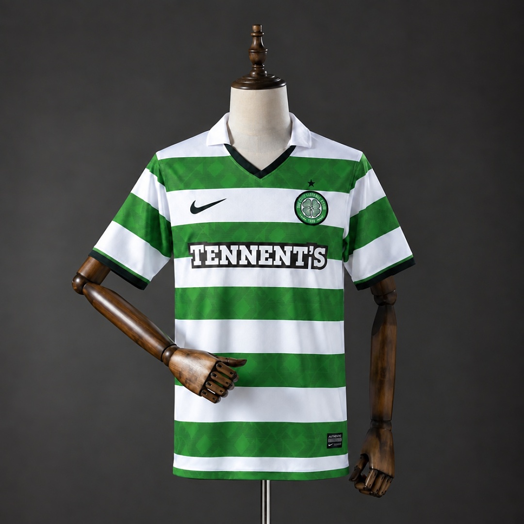 Celtic 10/12 Home Retro Jersey S-XXL 3