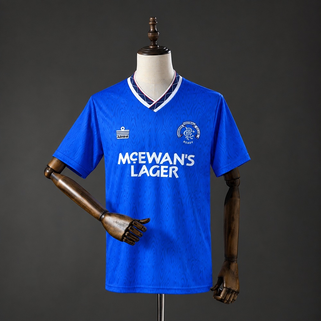Rangers 90/92 Home Retro Jersey S-XXL