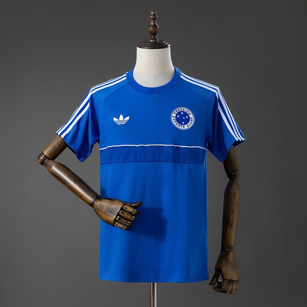 Cruzeiro 26/27 Adidas Originals Blue T-shirt S-4XL 2
