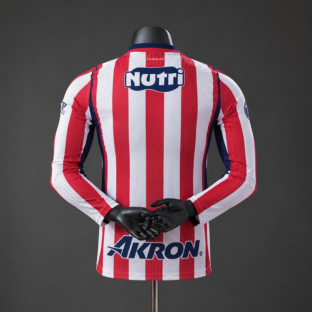 Chivas Guadalajara 26/27 Home Player Version Long Sleeved Jersey S-3XL 2