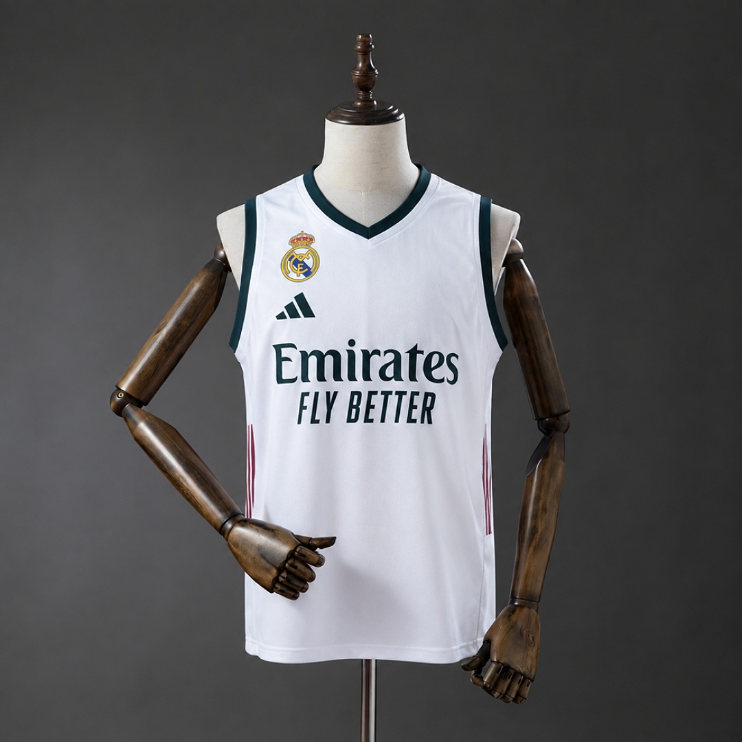 Real Madrid 26/27 Home Basketball Jersey S-4XL 3