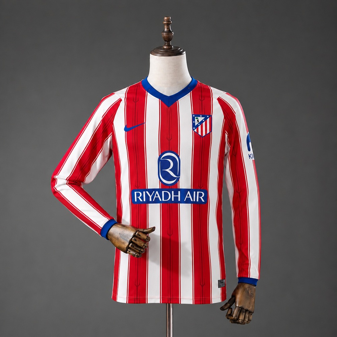 Atletico Madrid 26/27 Home Long-Sleeve Jersey S-5XL