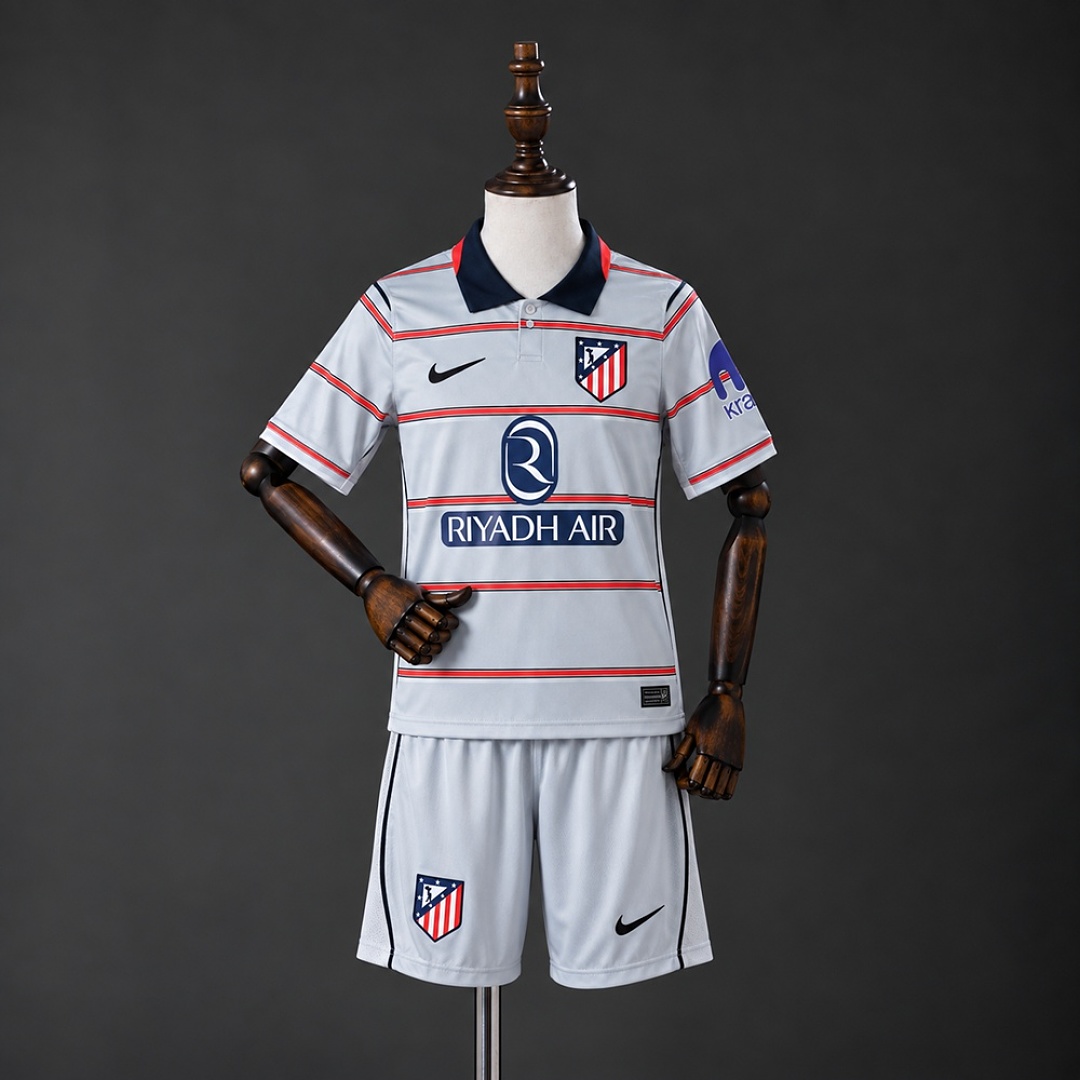 Atletico Madrid 26/27 Third Away Kids Kit Size 16-28 3