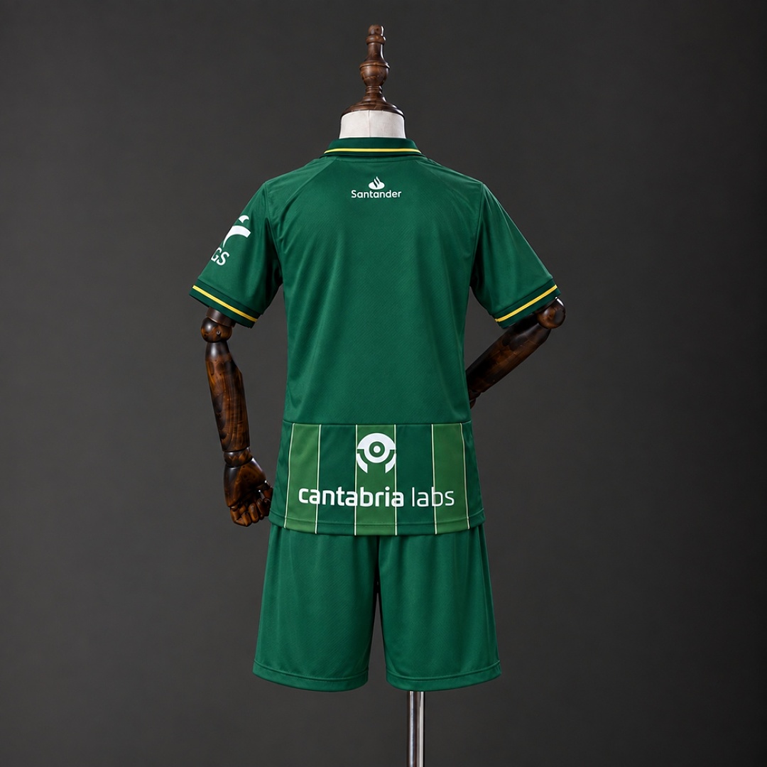Racing Santander 26/27 Away Kids Kit Size 16-28 2