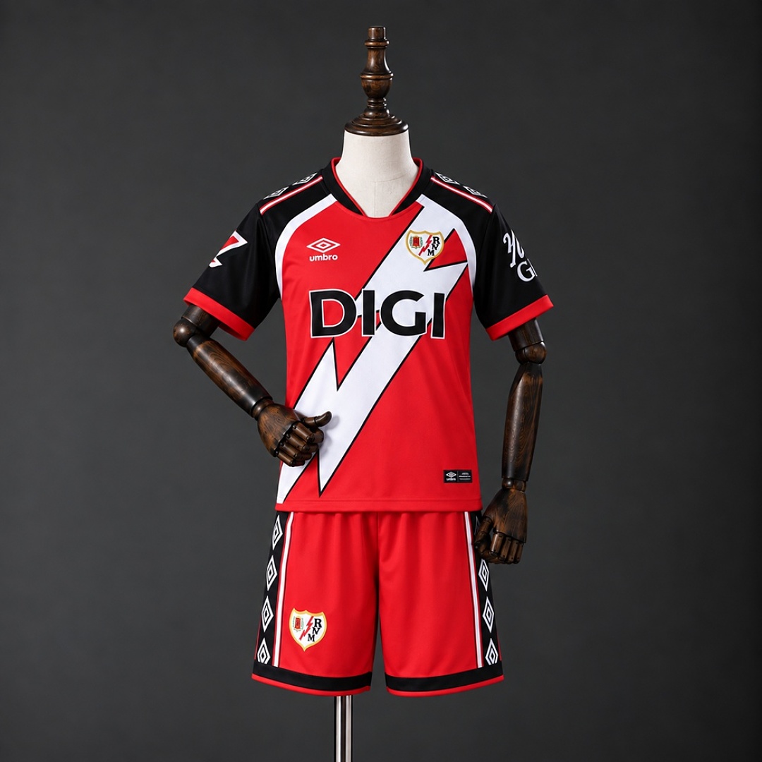 Rayo Vallecano 26/27 Away Kids Kit Size 16-28