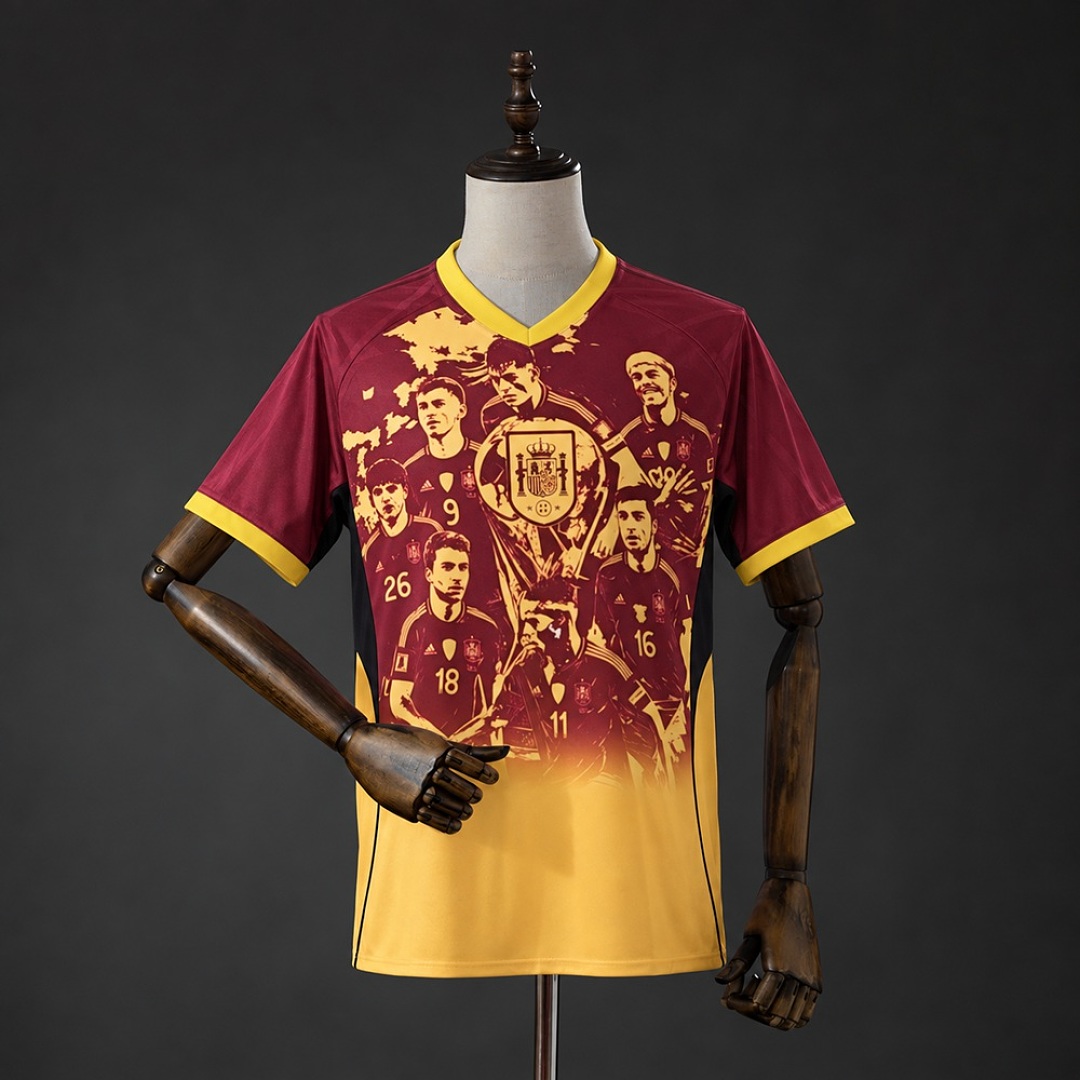 Spain 26/27 Home Champions Commemorative Edition Jersey S-4XL