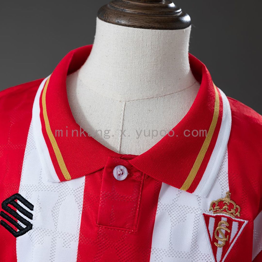 Sporting de Gijón 26/27 Home Kids Kit Size 16-28 6