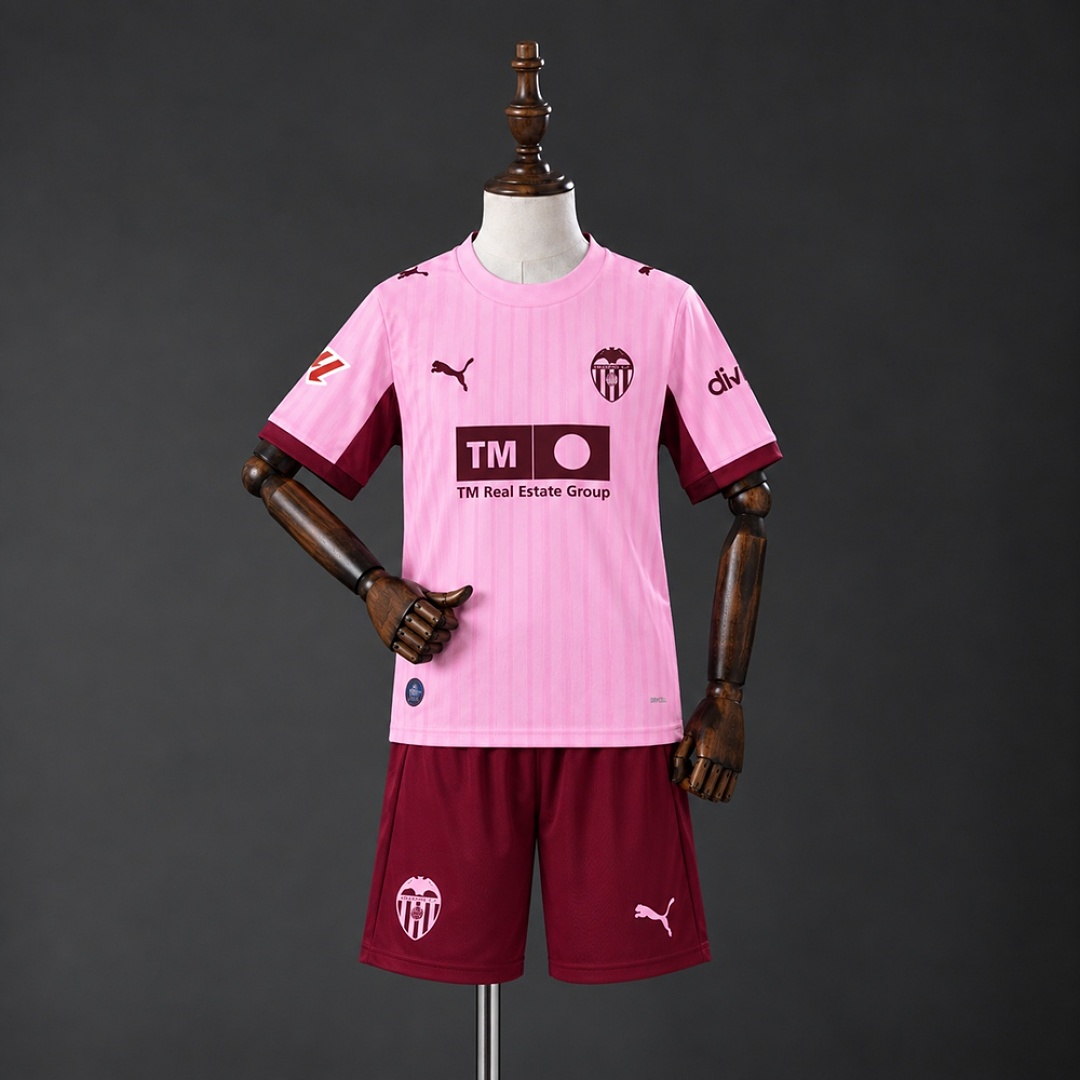 Valencia 26/27 Third Away Kids Kit Size 16-28 3