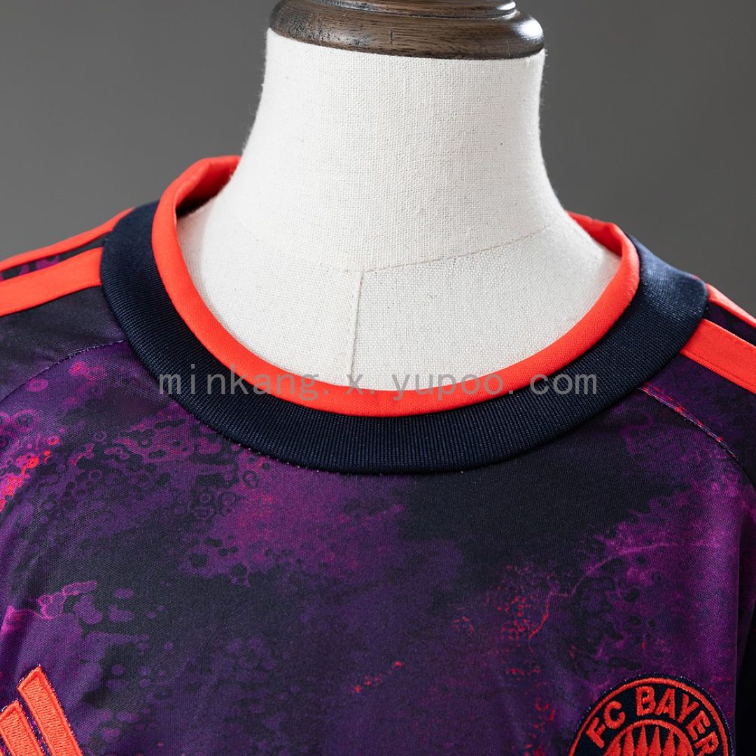 Bayern Munich 26/27 Third Away Kit Kids Size 16-28 5