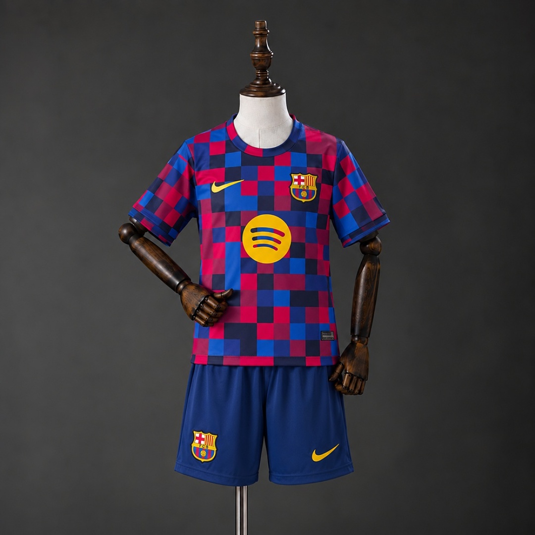 Barcelona 26/27 Training Kids Kit Size 16-30 小红帽 3