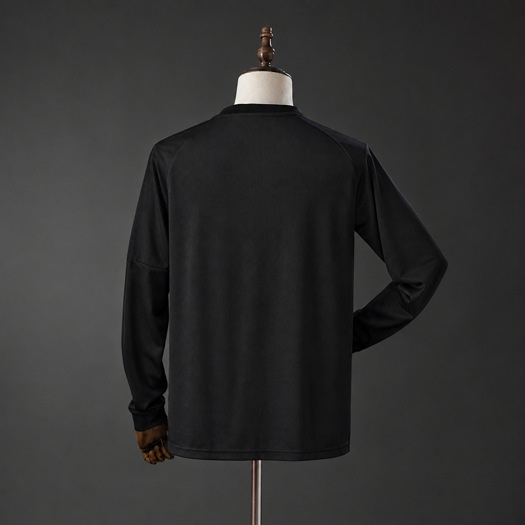 Portugal 2013 Black Long- Sleeves Retro Jersey S-XXL 2