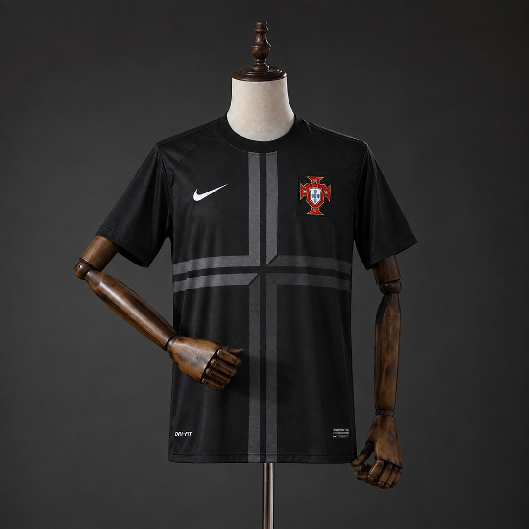 Portugal 2013 Black Retro Jersey S-XXL 2
