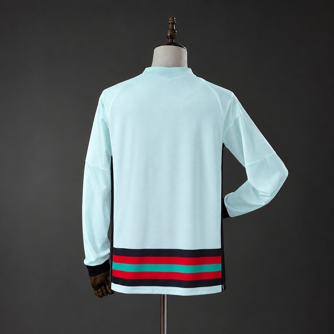 Portugal 2020 Away Long-Sleeves Retro Jersey S-XXL 3