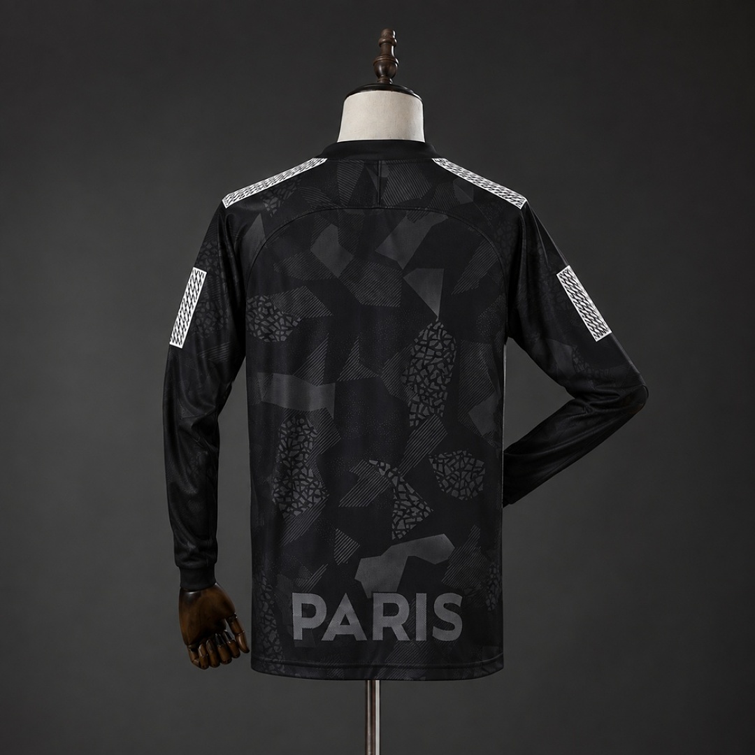 PSG 17/18 Third Away Long-Sleeves Retro Jersey S-XXL 3