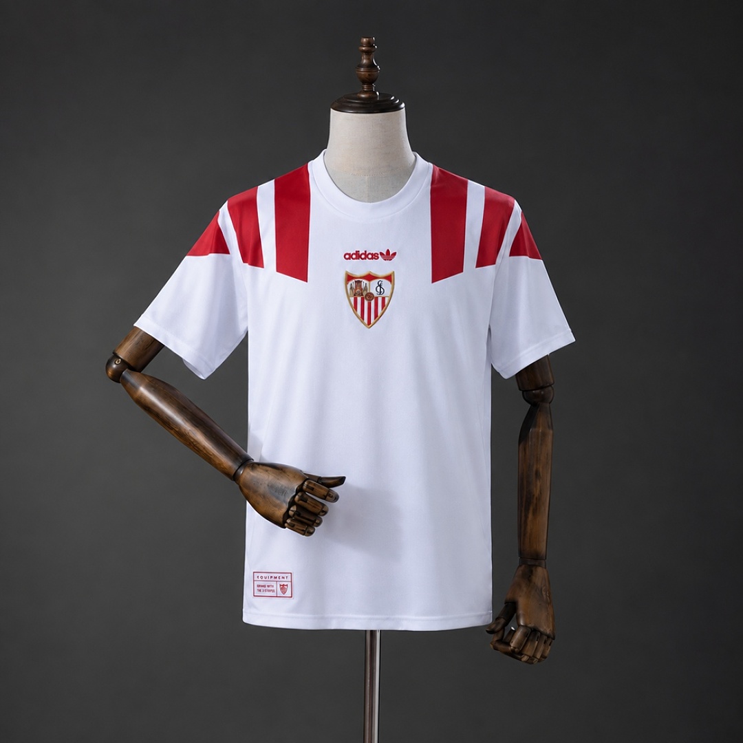 Sevilla 26/27 White EQT Retro Jersey S-4XL