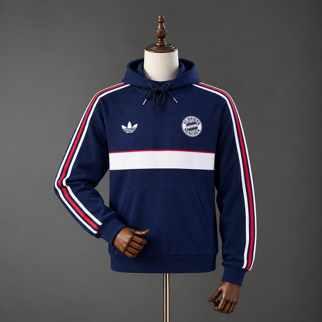Bayern Munich 26/27 Hooded - Dark Blue S-XXL 2
