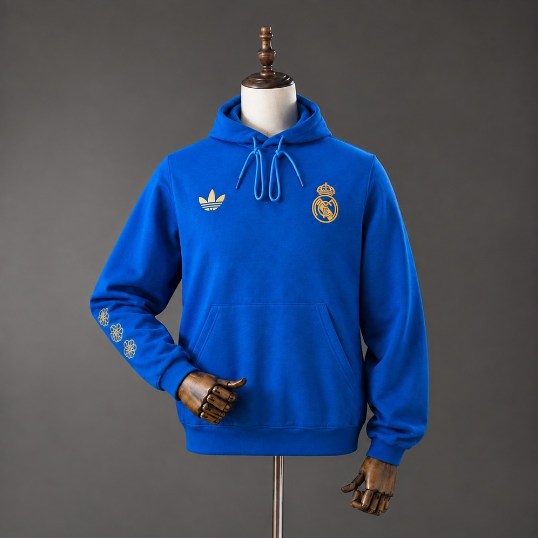 Real Madrid 26/27 Hooded - Blue S-XXL