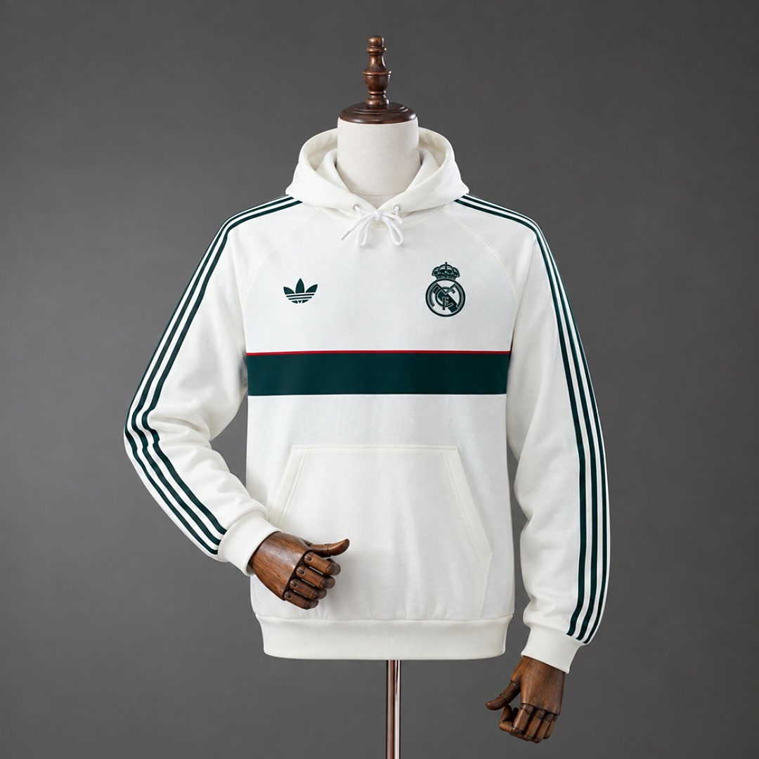 Real Madrid 26/27 Hoodie - White S-XXL 2