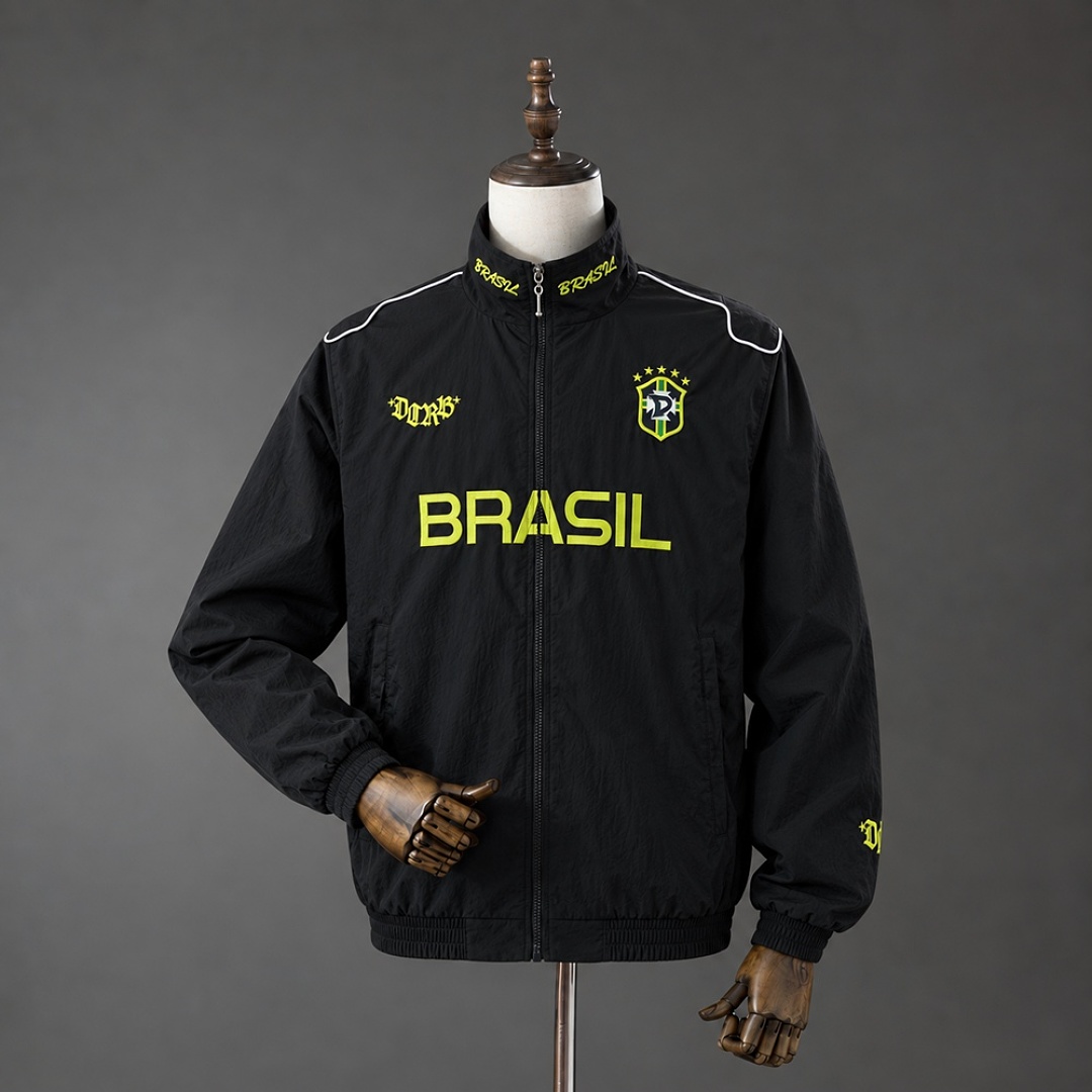 Brazil 2026 Full Zip Jacket - Black S-XXL