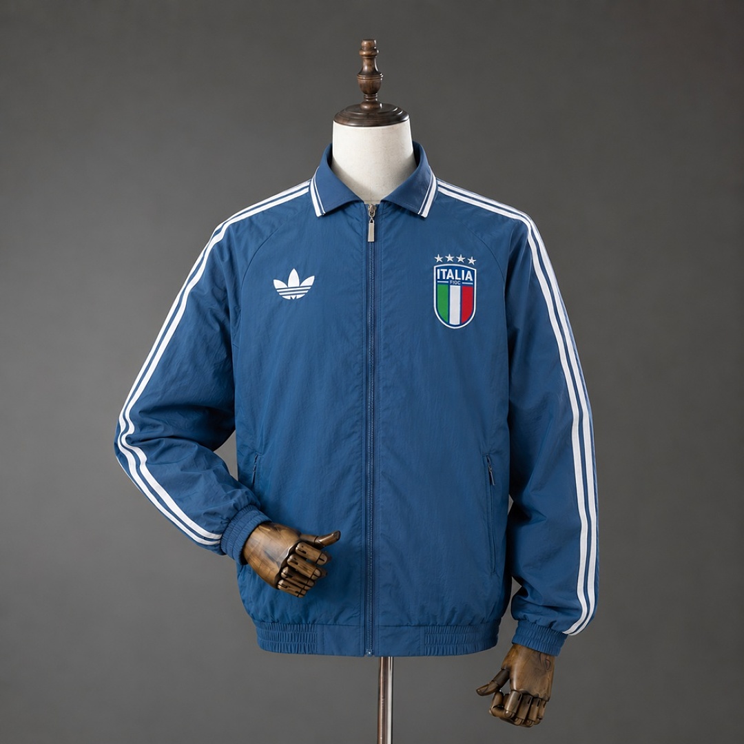 Italy 2026 Full Zip Jacket - Navy Blue S-XXL 3