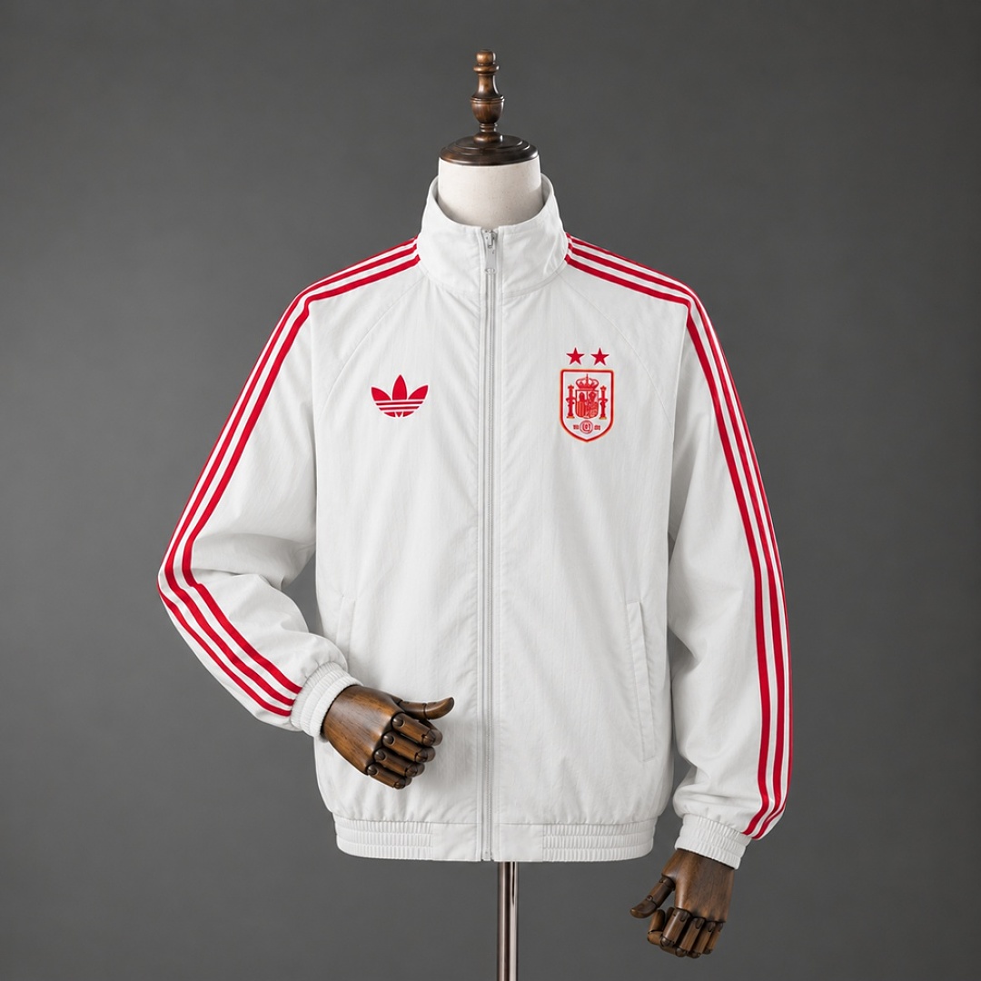 Spain 2026 Full-Zip Jacket - White S-XXL