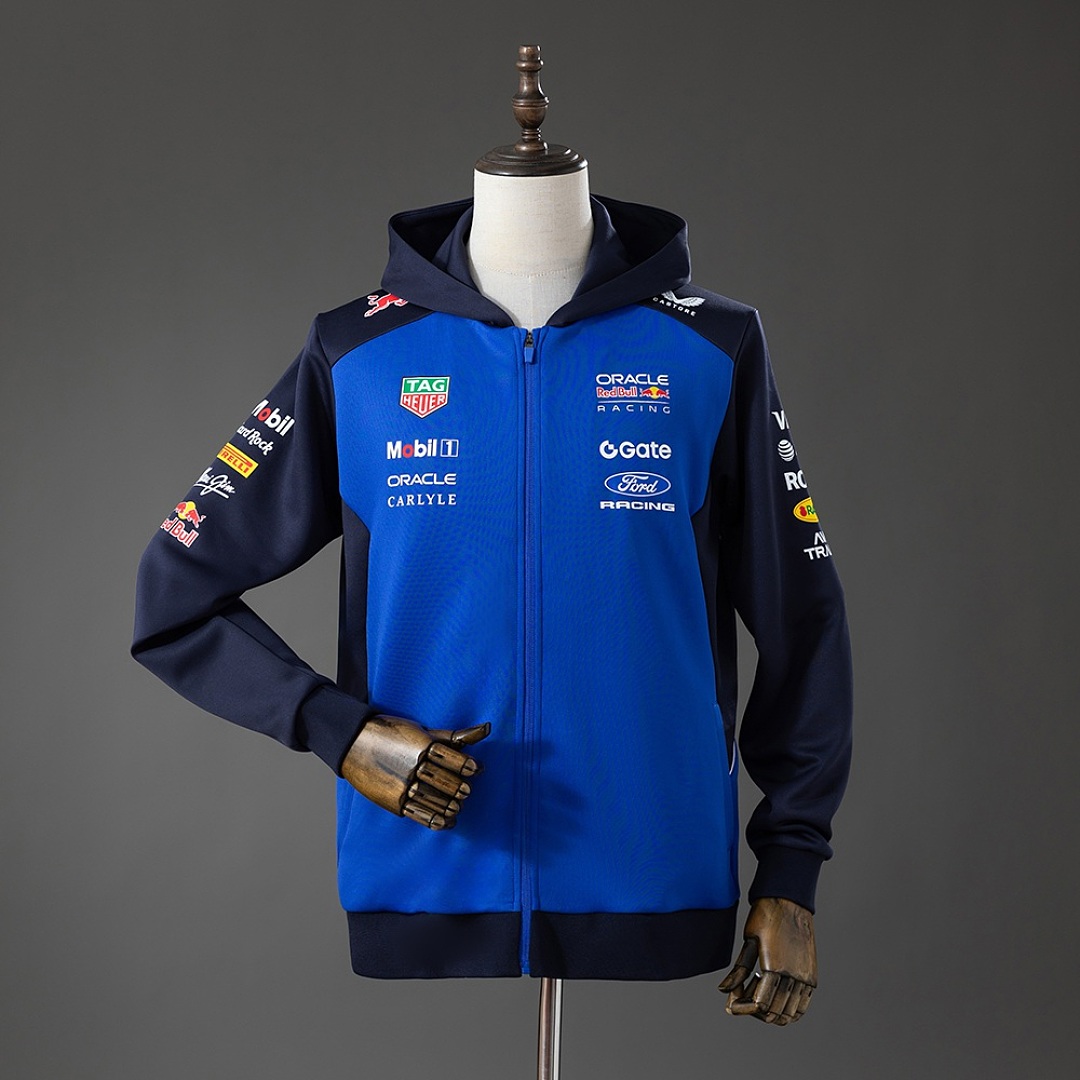 Castore 2026 Blue And Black Full-Zip Hooded Jacket S-3XL 3