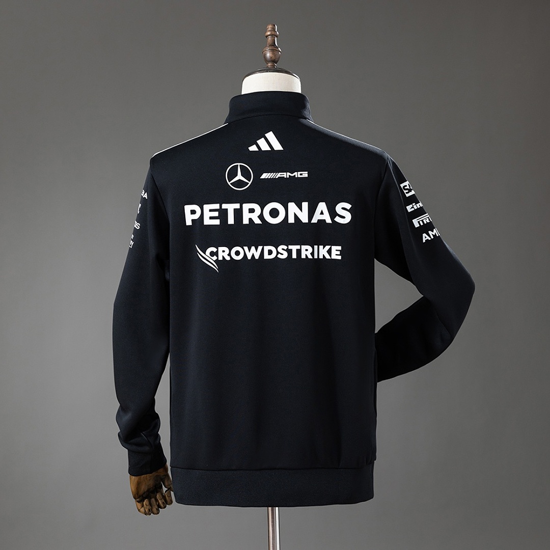 Mercedes-AMG Petronas F1 2026 Black Half-Zip Jacket S-3XL 3