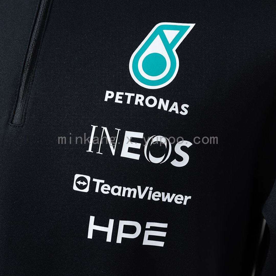 Mercedes-AMG Petronas F1 2026 Black Half-Zip Jacket S-3XL 5